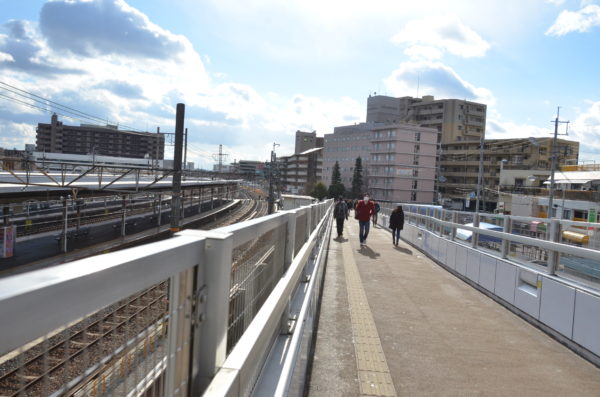 JR茨木駅のスロープ